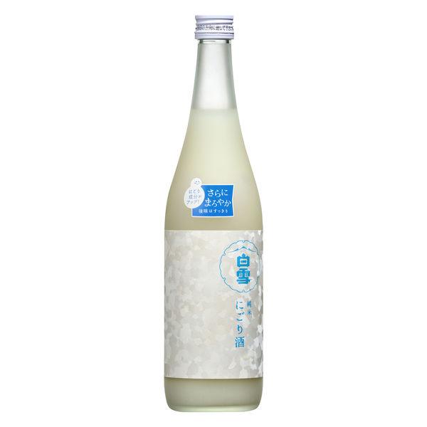 白雪純米 Nigori 清酒瓶 720ml 1 瓶 小西清酒 釀酒廠清酒