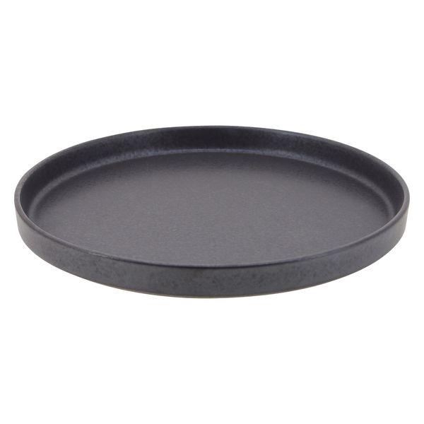 美濃燒瓷器 Luca 24.5 圓盤 大盤 24.5cm 黑色霧面 1 件 TOJIKITONYA