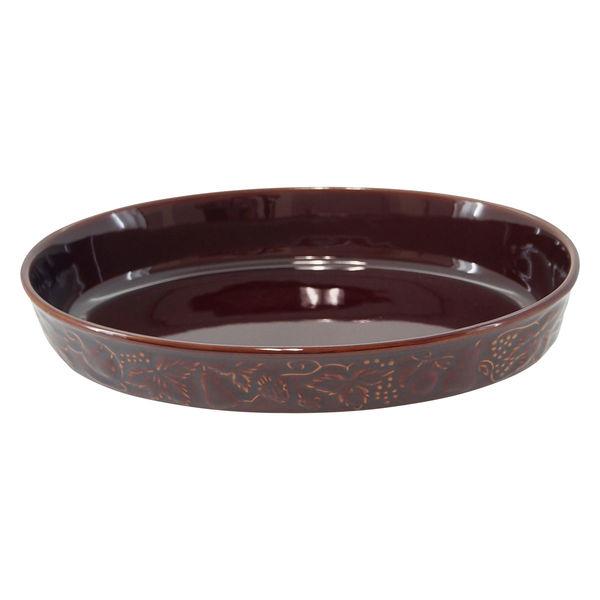 Banko Ware 半瓷烤寬麵條 M 耐熱盤 26 x 18 公分糖果 1 件 TOJIKITONYA