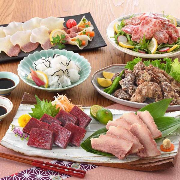 富士食品下關九尻屋日新丸鯨魚拼盤【6種】KN-3DZ 1盒（直送）