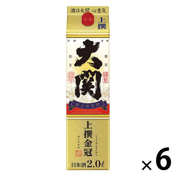 (促銷) 大關精選金罐 2L 裝 1 套 (1 瓶 x 6) 清酒