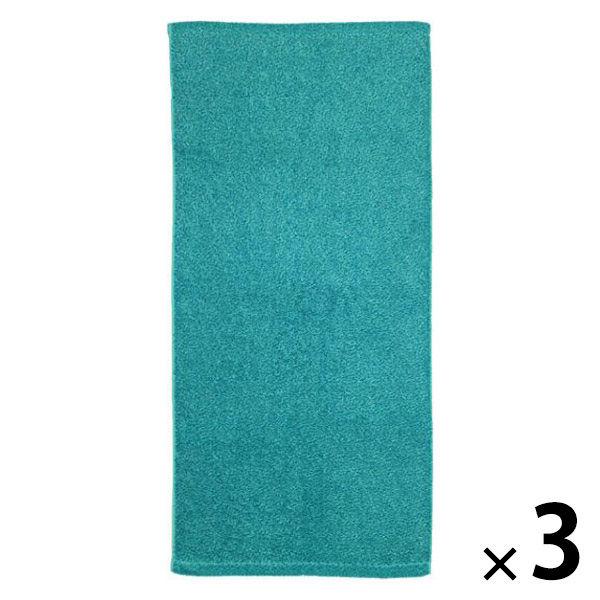 [Outlet] Marushin ima melange 迷你浴巾（翠藍）1 套（3 個）