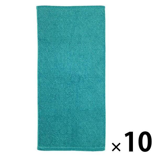 [Outlet] Marushin ima melange 迷你浴巾（翠藍）1 套（10 張）