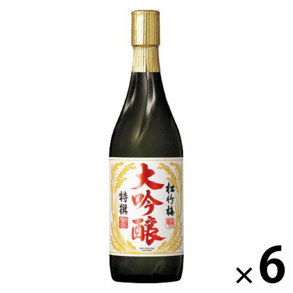 特別松竹梅大吟釀 720ml 1 套（1 瓶 x 6）寶酒造清酒