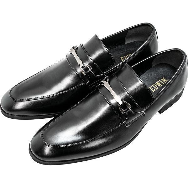 EDWIN 男士黑色商務鞋 Bit Loafers edm006 25.5cm 1 雙（直出貨）