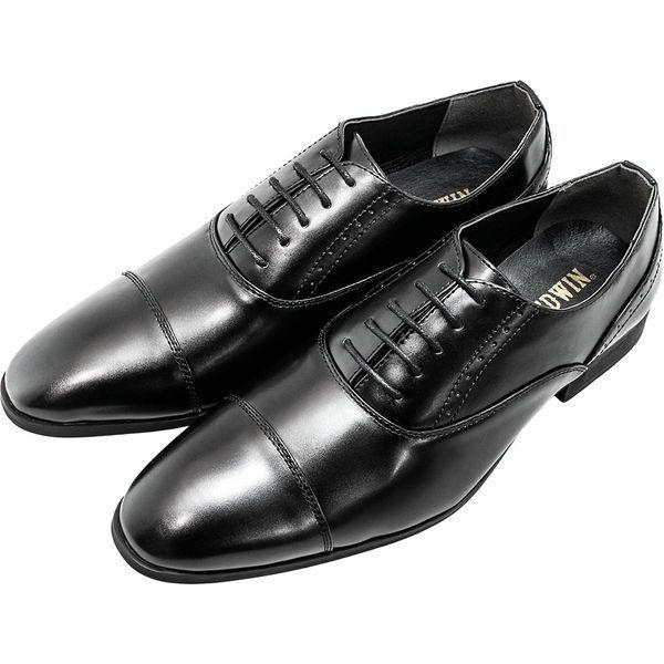EDWIN 男士黑色商務鞋直尖頭黑色 edm004 24.5cm edm004-5-6 1 雙（直發貨）
