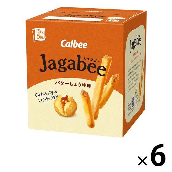 Jagabee 奶油醬油口味 6盒 Calbee 零食 零食 Jagabee Jagabee