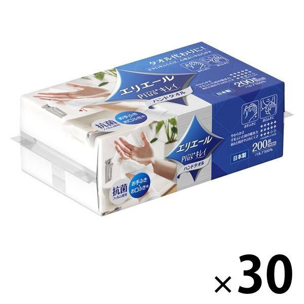Elleair Plus 美麗擦手巾 200 套 30 包 Daio 紙