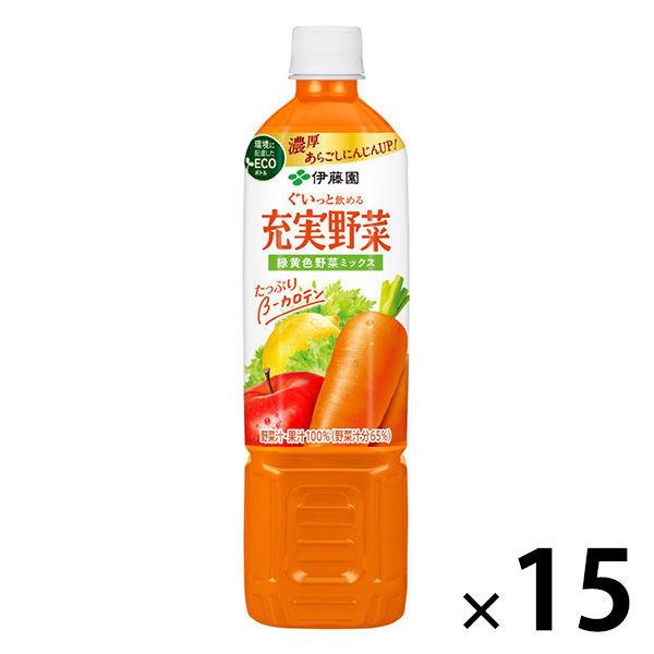 伊藤園豐富蔬菜綠和黃色蔬菜混合生態瓶 740 克 #1AX89456