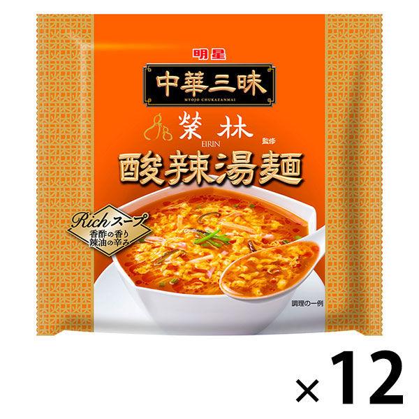 袋裝面 Myojo Foods 中國三麥永琳酸辣麵 103g 1組（12個）