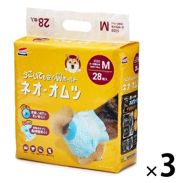 Neo Diaper M 28片中小型犬3包寵物尿布也可用於貓
