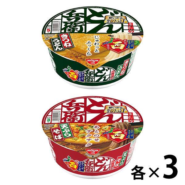 (促銷) 杯麵 日清丼兵衛 2種×3件組 西日本日清食品 烏龍麵蕎麥麵