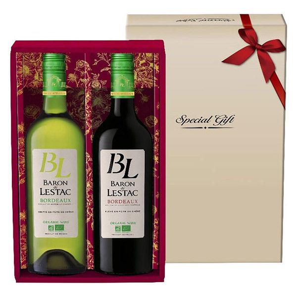 【EC獨家】法國波爾多Castel Baron de l'Estaque有機葡萄酒紅白套裝1套送禮