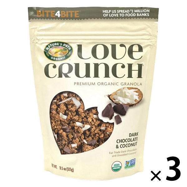 Love Crunch 有機格蘭諾拉麥片黑巧克力馬卡龍 325 克 3 片 Nature's Purse