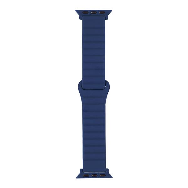 MS Solutions AppleWatch42/44/45/49mm 錶帶磁鐵矽膠錶帶 NV LN-AW49B02NV 1 件