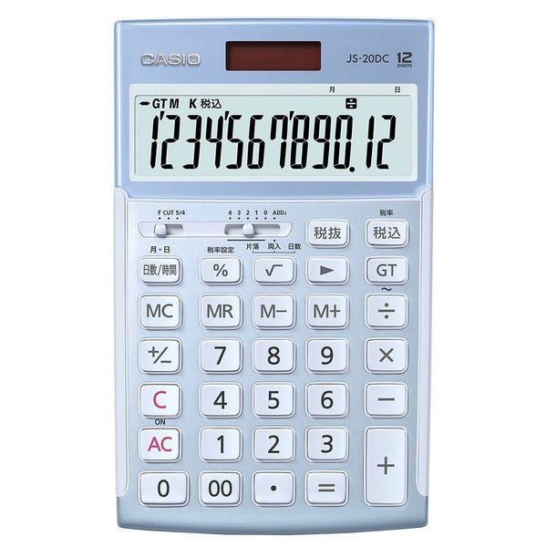 卡西歐計算機 Casio正品實用計算器 JS-20DC-BU-N 1枚