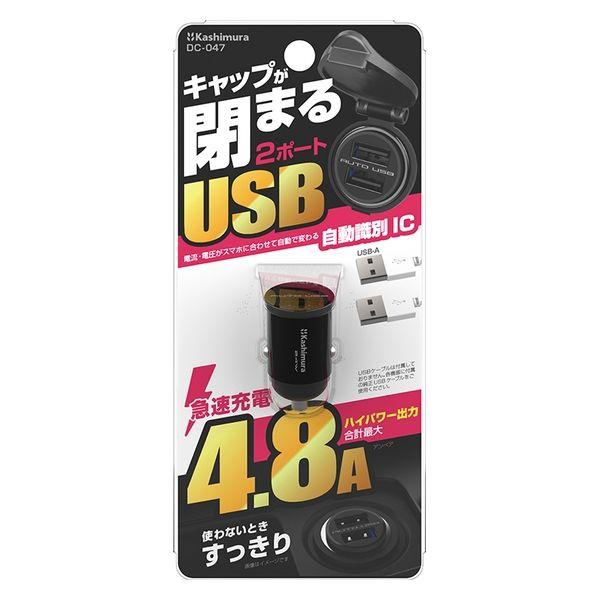 樫村 DC 緊湊型 USB2 連接埠 DC047 1 個