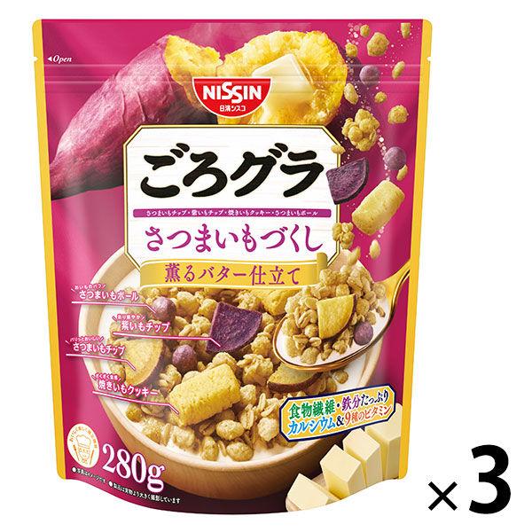 Gorogura 地瓜餡 280g 3 袋 Nissin Cisco 格蘭諾拉麥片