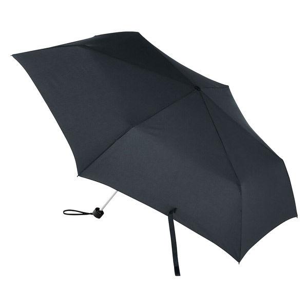 MUJI 遮陽防雨折疊傘 傘骨長60cm 黑色良品計畫