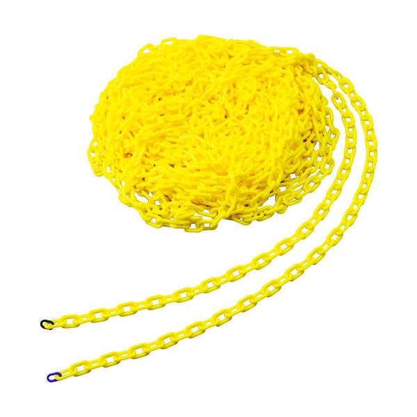 [塑膠鏈條] TRUSCO 中山 TRUSCO 塑膠鏈條 6mm x 30m 黃色 TPC-6Y 1卷 363-9274