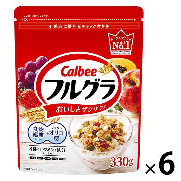 Frugra 330g 1 組（1 袋 x 6）Calbee 格蘭諾拉麥片
