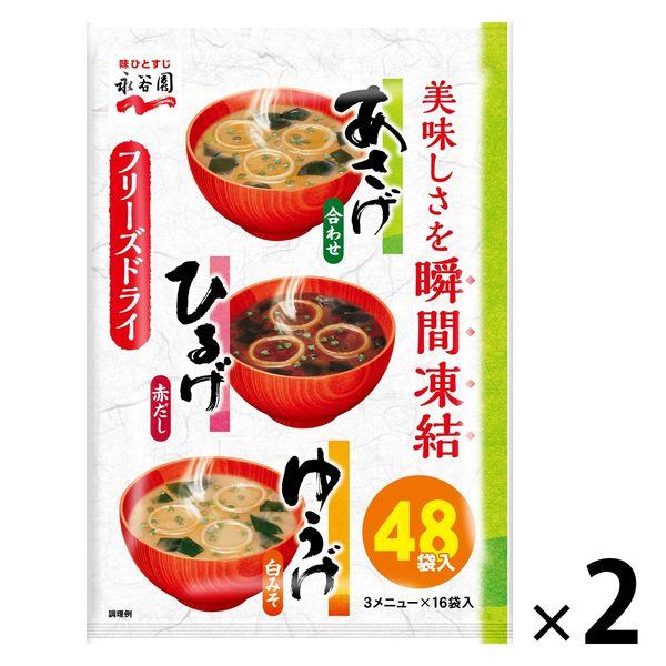 永谷園 Asage Hiruge Yuuge 什錦 1 套（96 份：48 份 x 2 袋）即食味噌湯