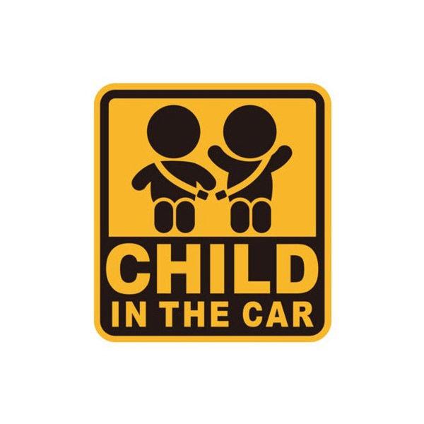 Seiwa 安全標誌 CHILD IN THE CAR 規格：適用於外部和內部應用 WA121 1 件（直接交付）