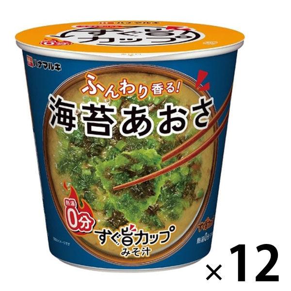 花丸木味鮮味杯味噌湯海藻Aosa 1組（12組）