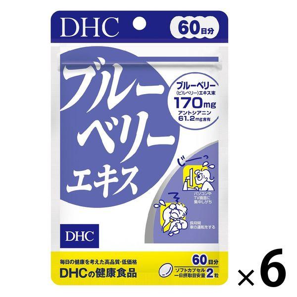 DHC 藍莓萃取物 60 天/120 粒 藍莓葉黃素 DHC 補充劑 6 袋