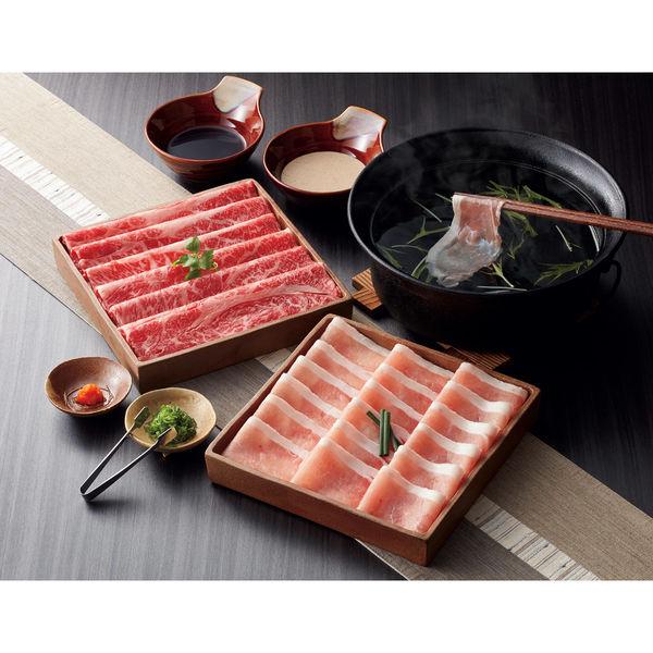 Sunny Foods 相模牛肉&相模豬肉涮涮鍋肉食比較 ARE-014 1組（直送）