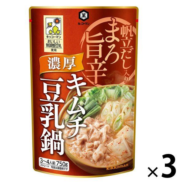 Kikkoman 豐富泡菜豆奶火鍋直750g 3 件火鍋湯火鍋混合火鍋湯
