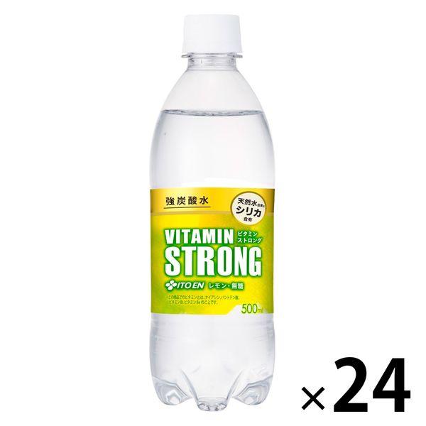 伊藤園強效碳酸水維生素強500ml 1盒（24瓶）