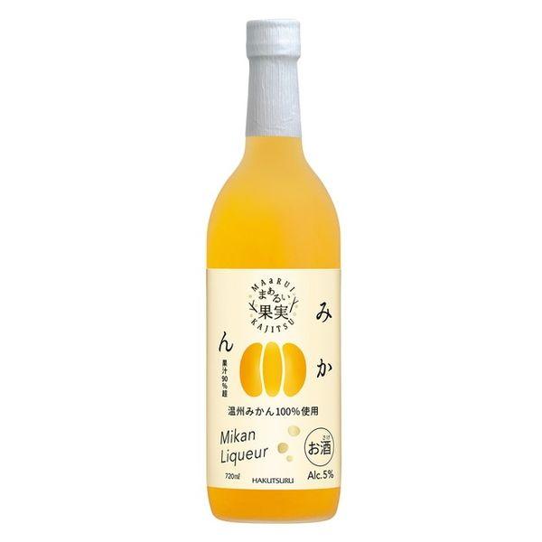 白鶴丸井水果柑橘720ml 1瓶白鶴清酒釀造100%溫州柑橘果酒
