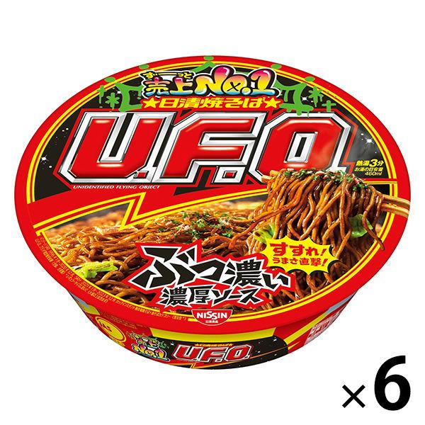 日清食品 日清炒麵 U.F.O. 128g杯麵杯炒麵1套（6人份）