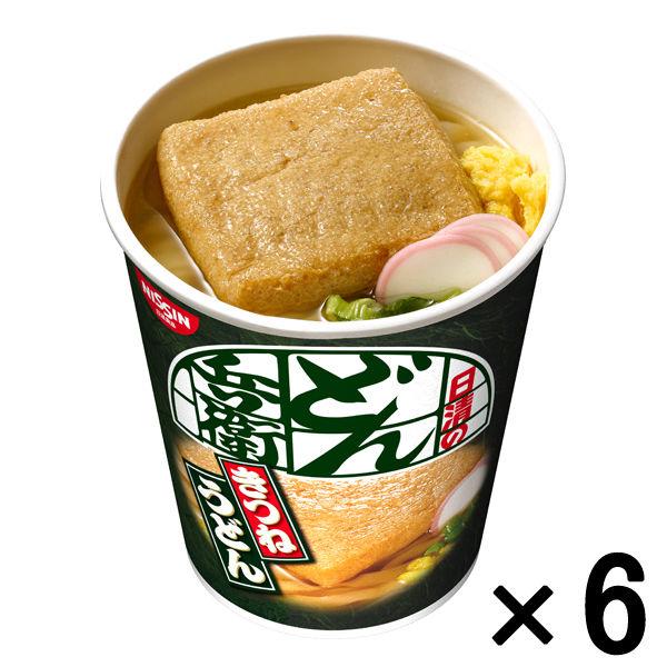 Nissin Foods 日清立式頓兵衛狐烏龍麵杯麵杯烏龍麵1組（6份）