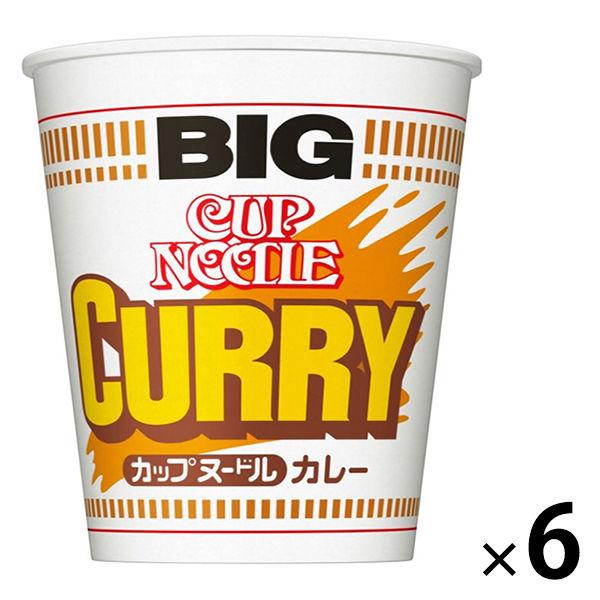 日清食品杯麵咖哩大杯麵大杯拉麵1組（6餐）