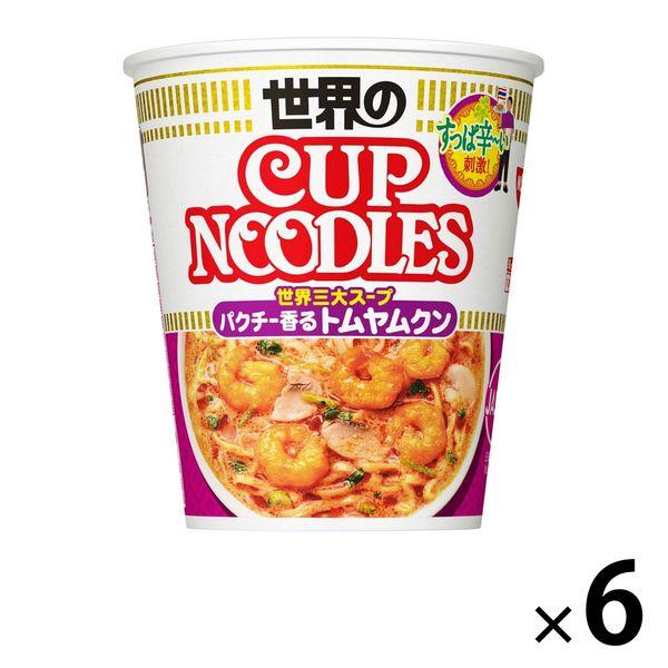 日清食品杯麵冬蔭功面【世界三大湯冬蔭功白菜】杯麵杯麵/湯6份