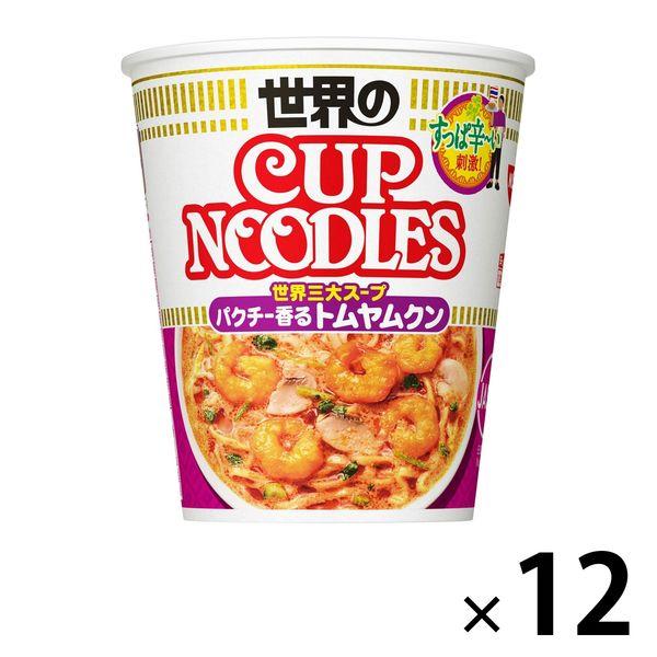 日清食品杯麵冬蔭功面【世界第三湯冬蔭功白菜】杯麵杯麵/湯12份