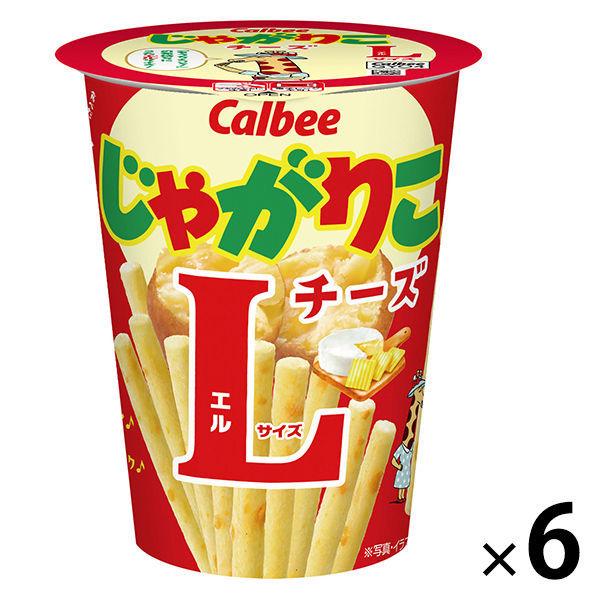 Calbee Jagariko 起司 L 號 6 塊 零食糖果 零食