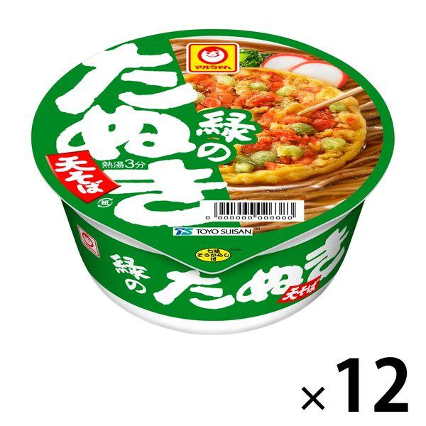 東洋水產丸燦綠狸貓十蕎麥東 1 套（12 件）日式杯麵