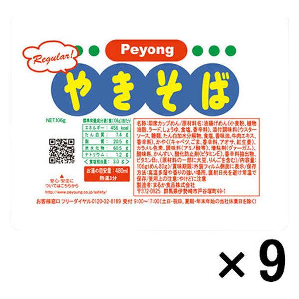 Maruka Foods Peyong Sauce 炒麵 106g 9 件