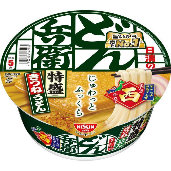 杯麵 日清豚兵衛特製狐烏龍麵（西日本版） 日清食品 12枚入