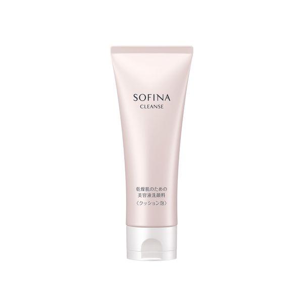 花王 SOFINA 乾性肌膚美容精華洗面乳 <氣墊泡棉> 120g