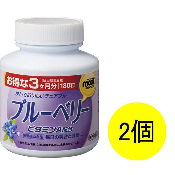 Orihiro MOST 藍莓咀嚼片 1 組（90 天劑量 x 2）360 粒補充劑