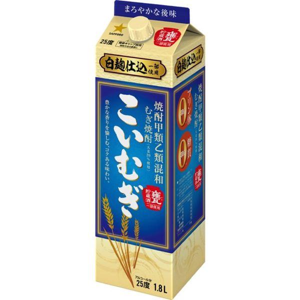 Koimugi 大麥燒酒 25% 1.8L 裝 1 瓶 札幌 A 級混合物