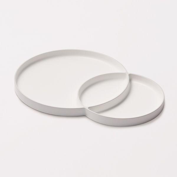 tak Morning Plate 白色 可用於微波爐/洗碗機 1 件 Takenaka