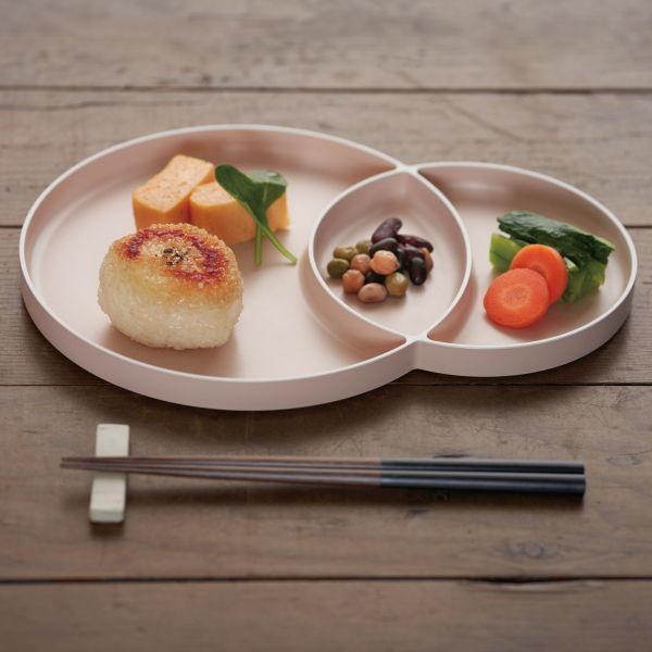 tak Morning Plate 淺橙色 可用於微波爐/洗碗機 1 件 Takenaka