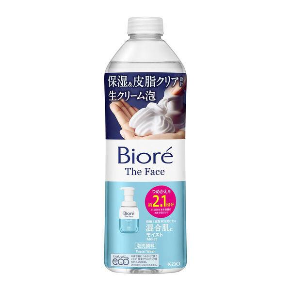 花王碧柔 The Face Moist Floral Savon 補充裝 340mL 泡沫洗面乳鮮霜泡沫