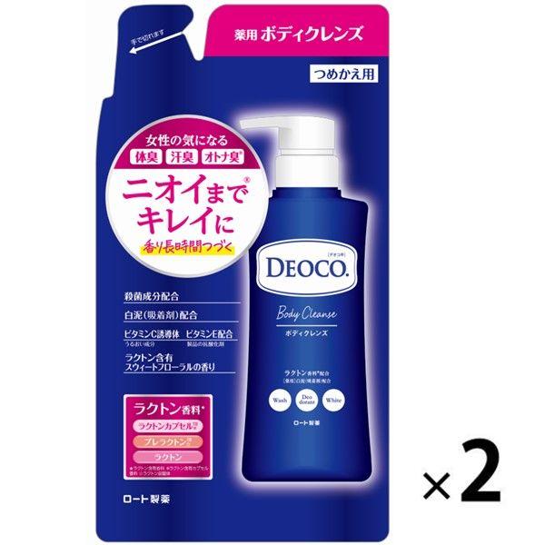 DEOCO 藥用身體清潔補充裝 250ml 2 件 樂敦製藥 [液體型]