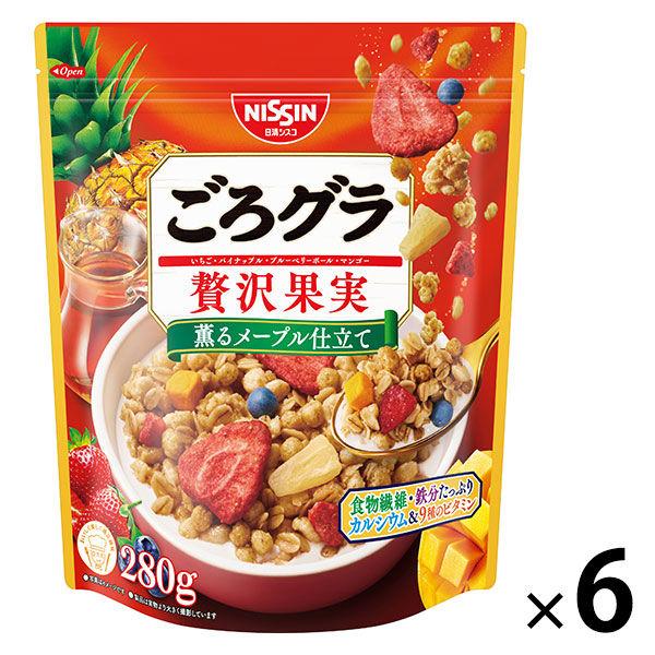 Nissin Cisco Gorogura 豪華水果 280 克 6 袋穀物格蘭諾拉麥片